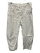 Nili Lotan Size 2 White Cotton Mid Rise Cargo Pockets Barrel Leg Pants White / 2