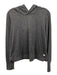 Vuori Size Est S Dark Gray Long Sleeve Heathered Hoodie Thin Sweatshirt Dark Gray / Est S