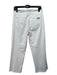 Michael Kors Size 4 White Cotton Frayed Hem Pockets Button Fly Jeans White / 4