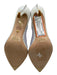 Stuart Weitzman Shoe Size 9 White & Silver Plastic Clear Detail Rhinestone Pumps White & Silver / 9
