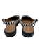 Vionic Shoe Size 8.5 Navy & white Straw & Leather Cap Toe Slingback Stripe Flats Navy & white / 8.5