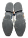 Vionic Shoe Size 8.5 Navy & white Straw & Leather Cap Toe Slingback Stripe Flats Navy & white / 8.5