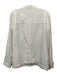 Kobi Halperin Size L White Missing Fabric Tag Long Sleeve Snap buttons Top White / L