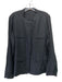 Kobi Halperin Size L Black Missing Fabric Tag Long Sleeve Snap buttons Top Black / L