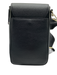 Frederic T Black Leather Flap Crossbody Bag Black / S