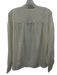 Frame Size L Cream White gathered yoke notched neckline Long Balloon Sleeve Top Cream White / L