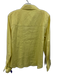 Vince Size 14 Yellow Linen Blend Mother of Pearl Button Down Pockets Top Yellow / 14