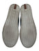 All Saints Shoe Size 39 Silver Leather Coated lace up Low Top Sneakers Silver / 39