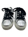 All Saints Shoe Size 39 Silver Leather Coated lace up Low Top Sneakers Silver / 39