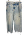We The Free Size 29 Light Wash Cotton Blend Denim Distressed Front Pleat Jeans Light Wash / 29