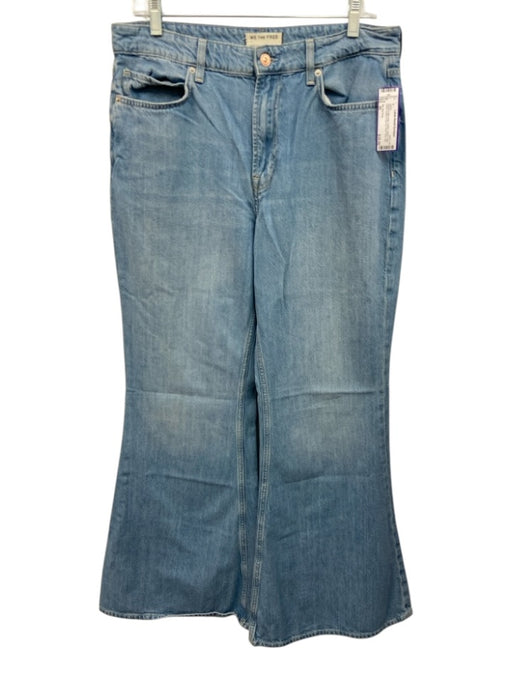 We The Free Size 30 Medium light wash Cotton Denim High Waist Jeans Medium light wash / 30