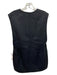 COS Size 2 Black Wool & Lyocel V Neck seam detail Sleeveless Top Black / 2