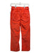 Vilagallo Size 40/S Orange Cotton Corduroy Straight Leg Button Detail Pants Orange / 40/S