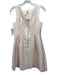 Kate Spade Size 6 Pink Silk & Cotton Sleeveless V Neck Back Zip Dress Pink / 6