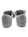 Gucci Cream & Silver Leather & Canvas Rhinestones Low Top Lace Up Sneakers Cream & Silver