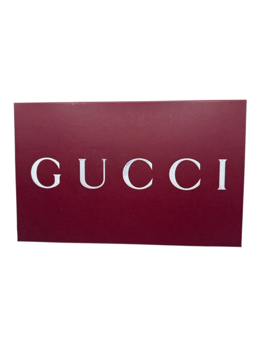 Gucci Cream & Silver Leather & Canvas Rhinestones Low Top Lace Up Sneakers Cream & Silver