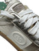 Valentino Shoe Size 36.5 Gold & Beige Leather Low Top Lace Up Gum Sole Sneakers Gold & Beige / 36.5