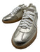 Valentino Shoe Size 36.5 Gold & Beige Leather Low Top Lace Up Gum Sole Sneakers Gold & Beige / 36.5