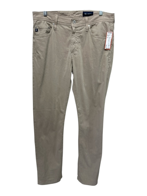 AG Size 32 Tan Cotton Blend Solid Khakis Men's Pants Tan / 32