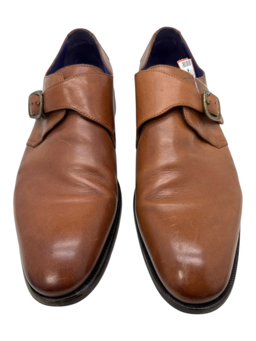 Noah Waxman Shoe Size 43 Brown Leather Solid Single Monkstrap Dress Men's Shoes Brown / 43