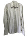 Ermenegildo Zegna Size 15.5 Light Gray Button Down Men's Long Sleeve Shirt Light Gray / 15.5