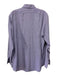 Polo Size 15.5 Purple & White Cotton Plaid Button Down Men's Long Sleeve Shirt Purple & White / 15.5
