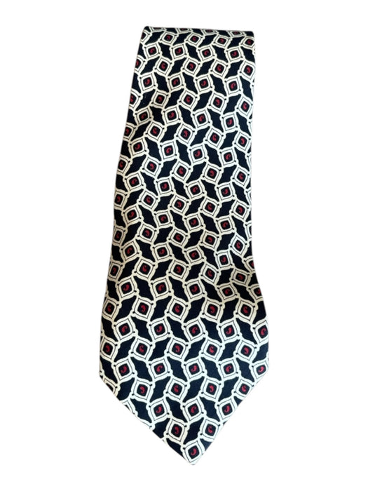 Polo Black & Beige Silk Squares Men's Ties Black & Beige