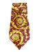 Gianni Versace Red & Gold Silk Paisley Men's Ties Red & Gold