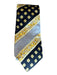 Gianni Versace black & gold Silk Paisley Striped Men's Ties black & gold
