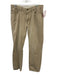 Polo Size 32 Beige Cotton Solid Men's Pants Beige / 32