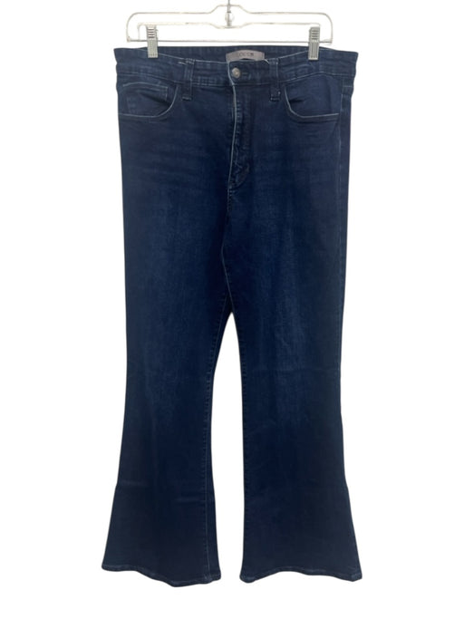 Joe's Size 32 Dark Wash Cotton Blend High Rise Zip Fly Boot Cut Jeans Dark Wash / 32