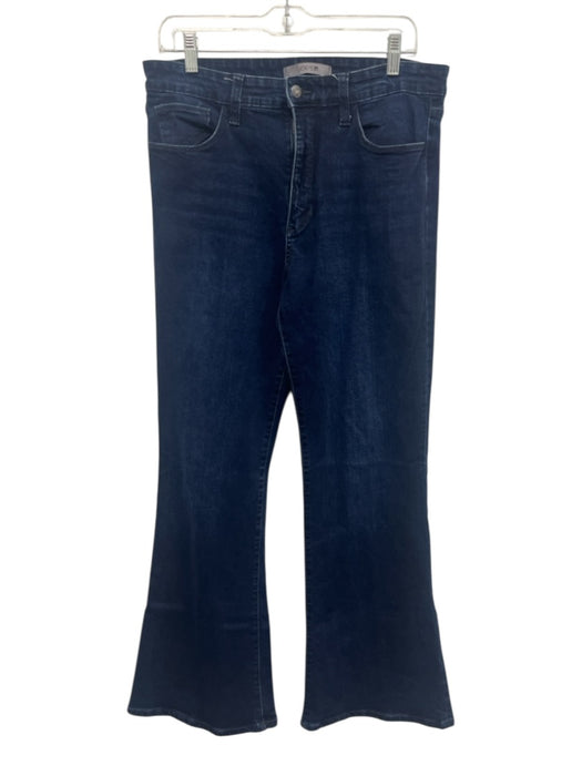 Joe's Size 32 Dark Wash Cotton Blend High Rise Zip Fly Boot Cut Jeans Dark Wash / 32