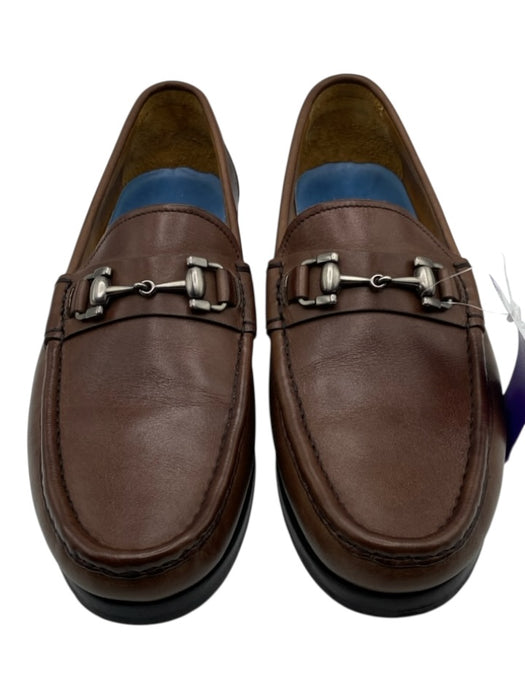 Peter Millar Shoe Size 8.5 Brown Leather Solid Loafer Men's Shoes Brown / 8.5