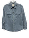 Billy Reid Size S Blue & White Cotton Grid Button Up Men's Long Sleeve Shirt Blue & White / S