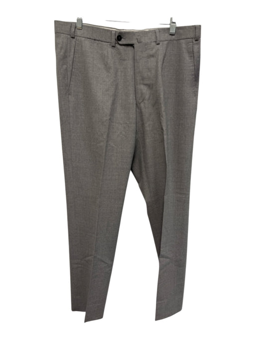 Isaia Size Est 34 Gray Solid Men's Pants Gray / Est 34