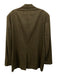 Polo University Brown & Green Silk Houndstooth Plaid 2 Button Men's Blazer Brown & Green / 42T