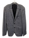 Boss Blue & Multi Wool Plaid 2 Button Men's Blazer Blue & Multi / 42L