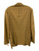 Luciano Barbera Tan Wool Blend Plaid 3 button Men's Blazer Tan / est 38