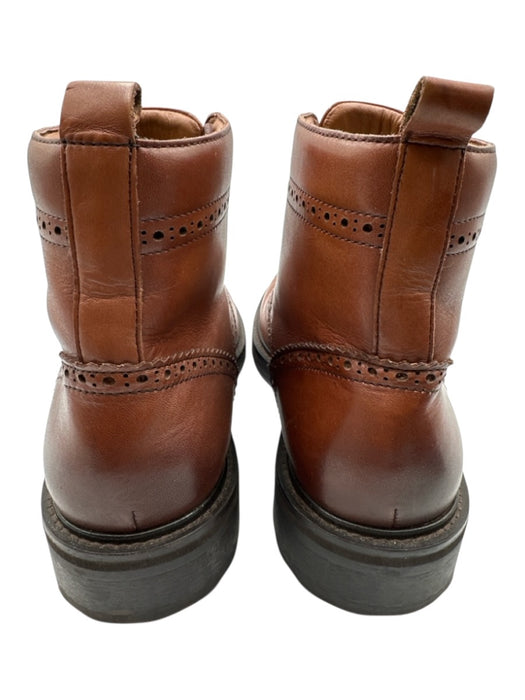 Saks Fifth Ave Shoe Size 9 Brown Leather preforated Boot Men's Shoes Brown / 9