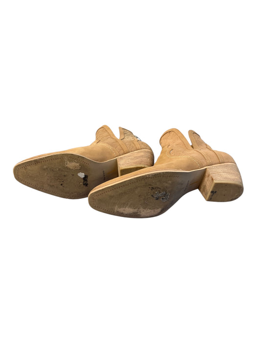 Dolce Vita Shoe Size 8 Camel Manmade Material Suede Pointed Toe Back Zip Booties Camel / 8