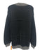 Lulu Bravo Size L Black & Silver Wool Long Sleeve Beaded Knit Heavy Sweater Black & Silver / L