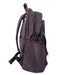Tumi Deep Purple Nylon Blend Leather Detail Solid Gunmetal Hardware Backpack Deep Purple