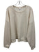 Spanx Size 1X Beige Modal & Polyester Long Sleeve Heathered Athletic Sweatshirt Beige / 1X