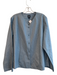 Eileen Fisher Size XL Blue Silk & Cotton V Neck Long Sleeve Quilted Top Blue / XL