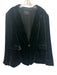 Lafayette 148 Size 16 Dark Green Rayon & Silk Velvet Flap Pocket Blazer Jacket Dark Green / 16