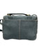Aimee Kestenberg Medium light wash Leather Denim Look Flap Top Press Lock Bag Medium light wash