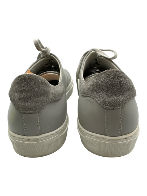 Axel Arigato Shoe Size 39 Gray Leather Upper Round Toe Suede Detail Sneakers Gray / 39