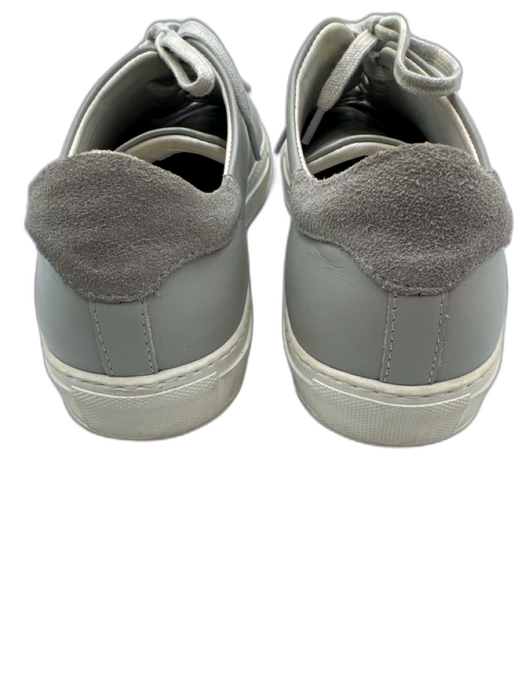 Axel Arigato Shoe Size 39 Gray Leather Suede Round Toe Lace Up Low Top Sneakers Gray / 39