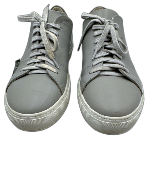 Axel Arigato Shoe Size 39 Gray Leather Suede Round Toe Lace Up Low Top Sneakers Gray / 39