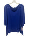 Eileen Fisher Size M/L Blue Viscose Blend Long Sleeve Drop Shoulder Top Blue / M/L